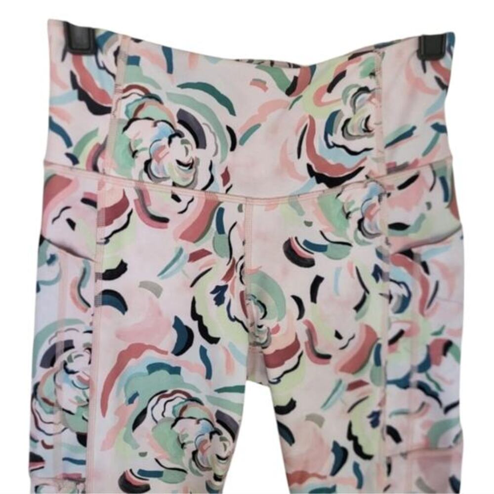 Athleta Women's Ultimate Stash II Capri color Elegance Floral Orchid Plus 3X New - Picture 8 of 16